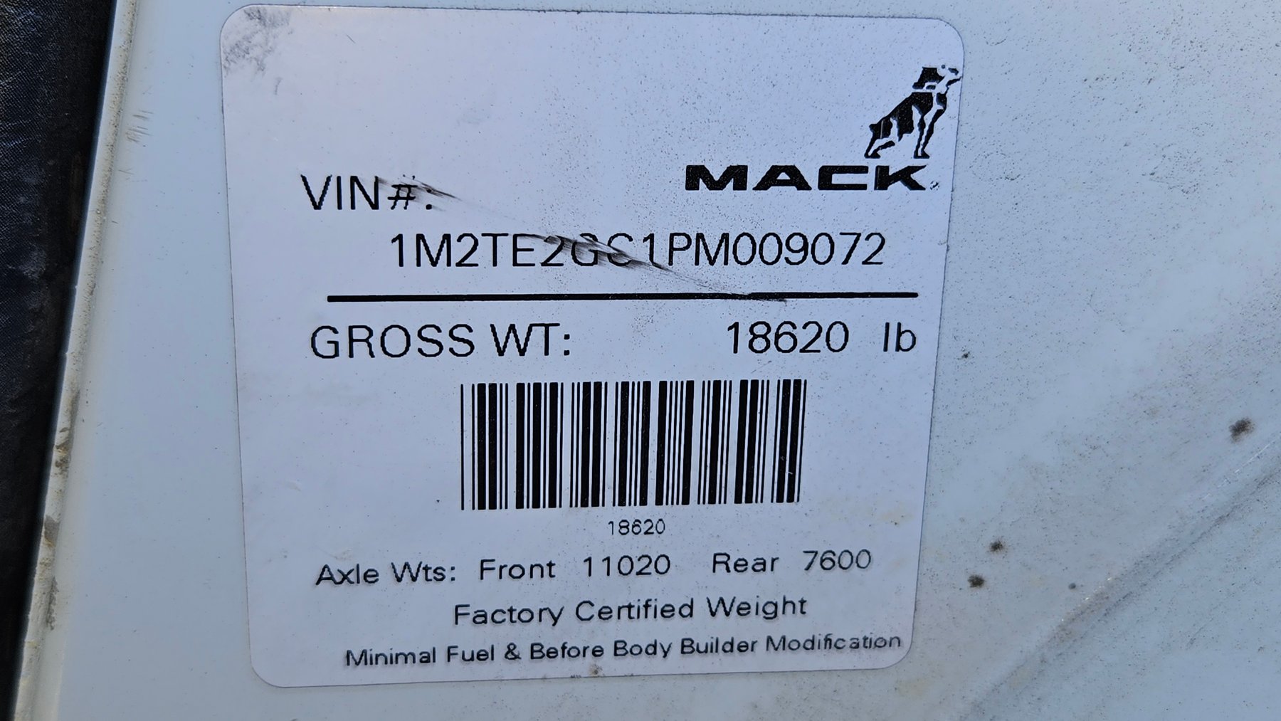 Image for FL: 2023 Mack TE64 w/ KCP Concrete Pump Truck & Mast