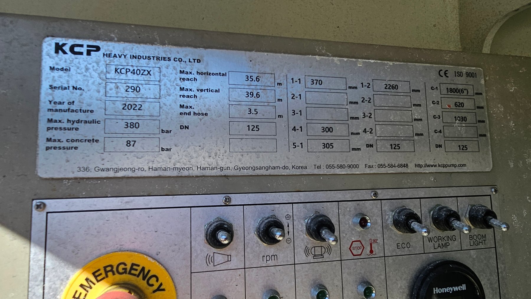 Image for FL: 2023 Mack TE64 w/ KCP Concrete Pump Truck & Mast