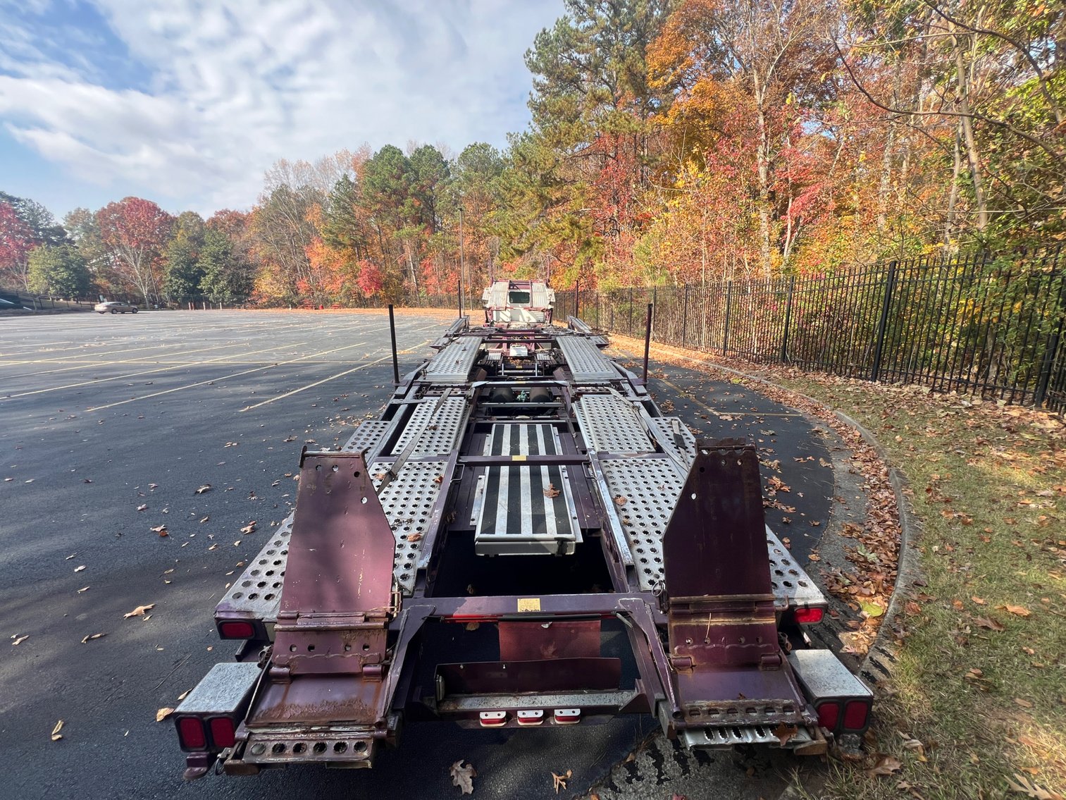 Image for Decatur (Atlanta), GA: 2012 Peterbilt 388 Car Hauler & Cottrell CX-09 Trailer