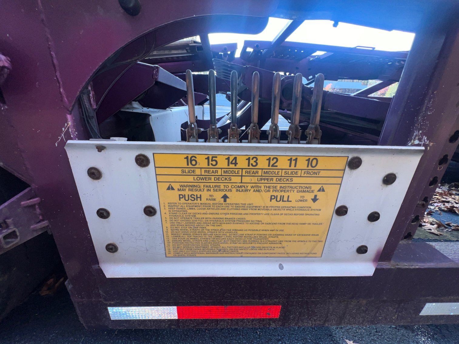 Image for Decatur (Atlanta), GA: 2012 Peterbilt 388 Car Hauler & Cottrell CX-09 Trailer