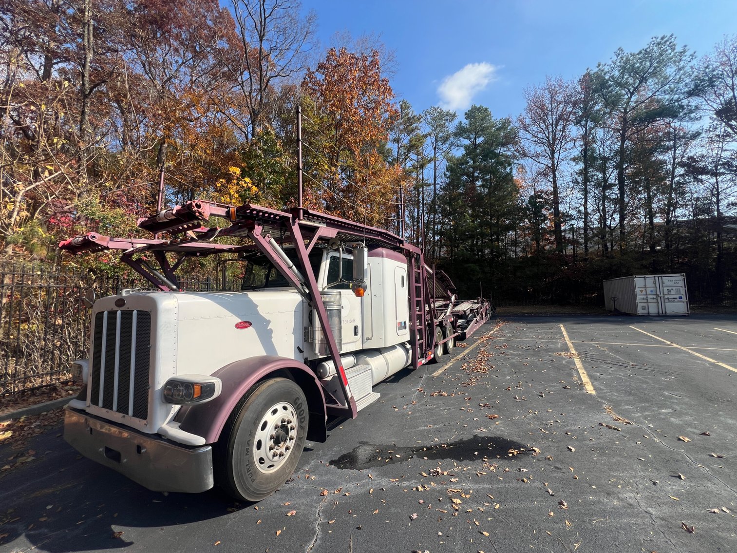 Image for Decatur (Atlanta), GA: 2012 Peterbilt 388 Car Hauler & Cottrell CX-09 Trailer