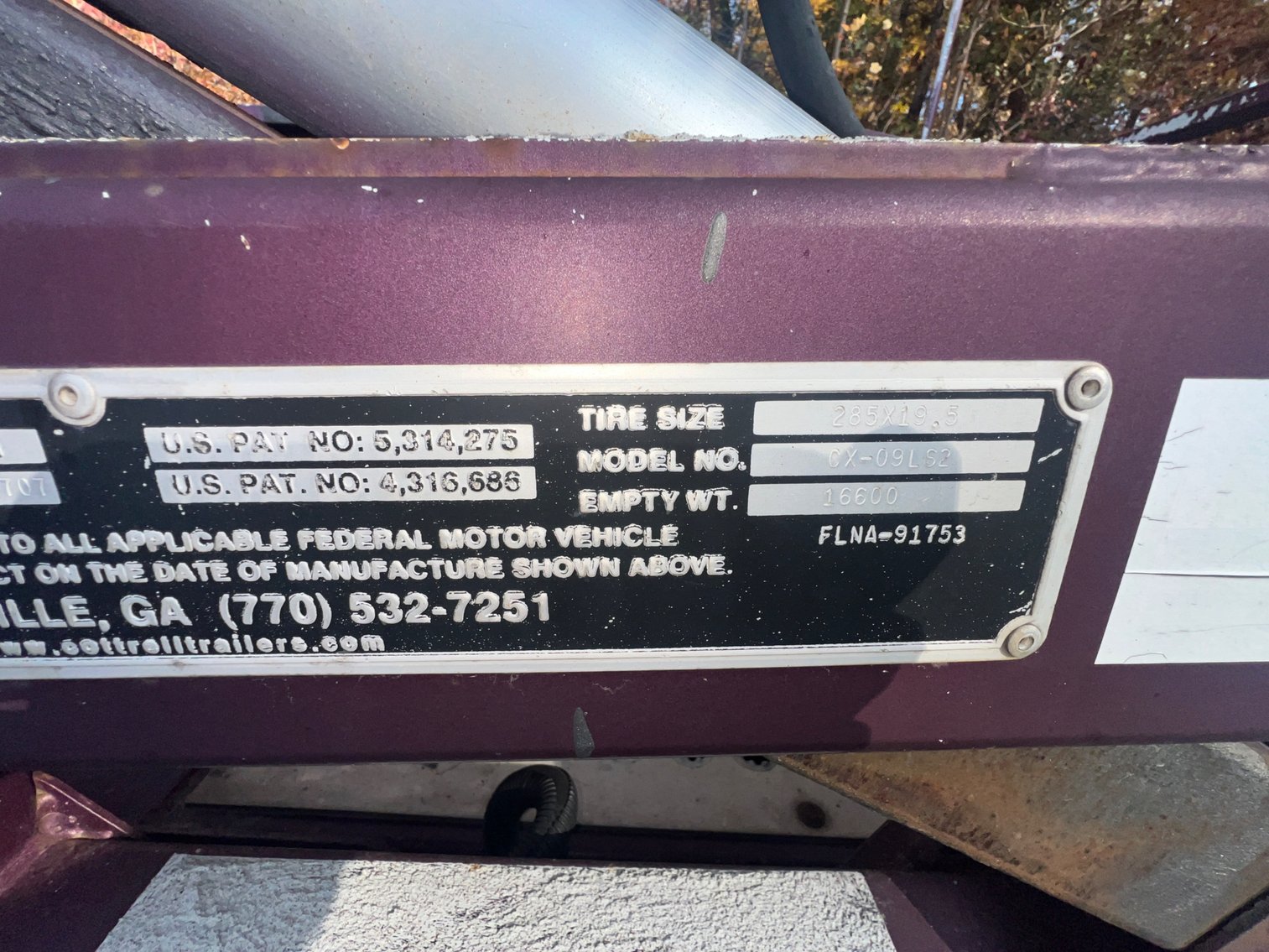 Image for Decatur (Atlanta), GA: 2012 Peterbilt 388 Car Hauler & Cottrell CX-09 Trailer