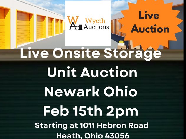 Image for Live Onsite Storage Unit Auction Heath & Hebron Ohio Feb 15th 2pm