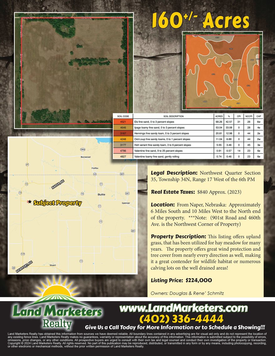 Image for 160+/- Acres in Keya Paha County, Nebraska