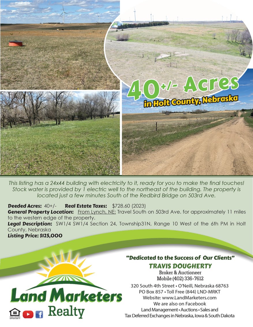 Image for 40+/- Acres in Northern Holt County, NE