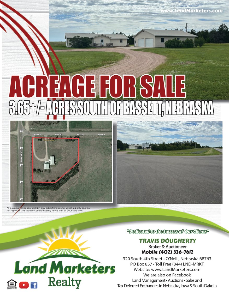 Image for 3.65+/- Acres South of Bassett, NE