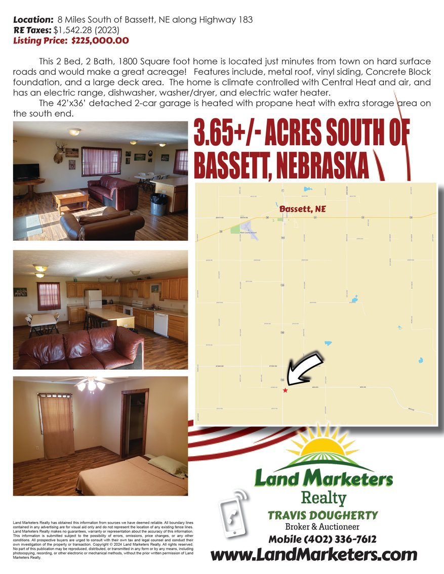 Image for 3.65+/- Acres South of Bassett, NE