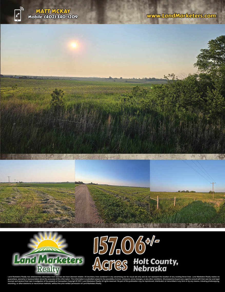 Image for Farm Headquarters with 157.06+/- Acres in Holt County, NE
