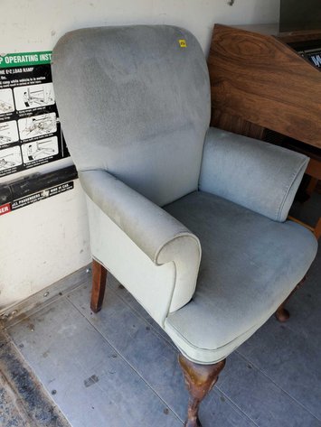 Image for VINTAGE PADDED ARM CHAIR