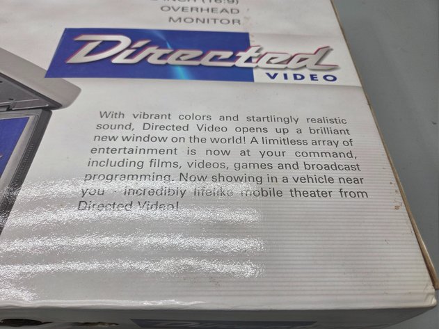 Image for DIRECTED OVERHEAD MONITOR & DVD PLAYER