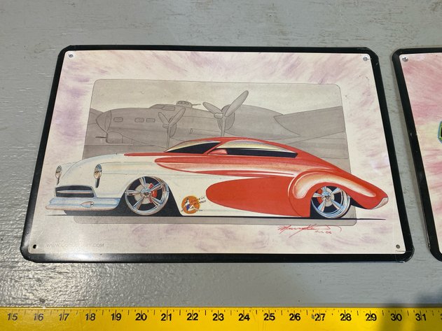 Image for TIN CAR SIGNS