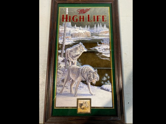 Image for MILLER WOLVES REFLECTIVE SIGN