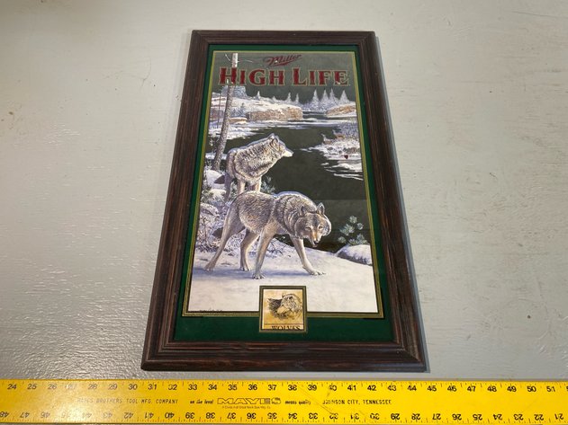 Image for MILLER WOLVES REFLECTIVE SIGN