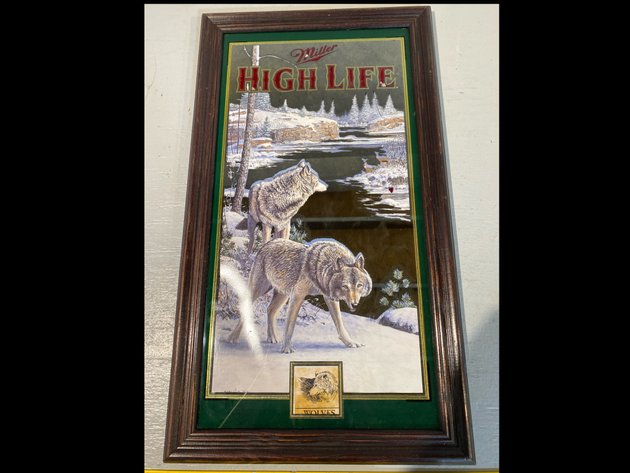 Image for MILLER WOLVES REFLECTIVE SIGN