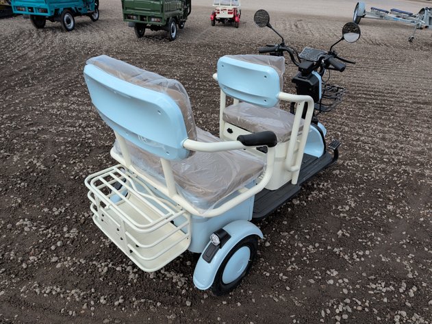Image for IRGC40 COMPACT 60V ELECTRIC THREE-WHEELED MINI GOLF CART AND UTILITY SCOOTER