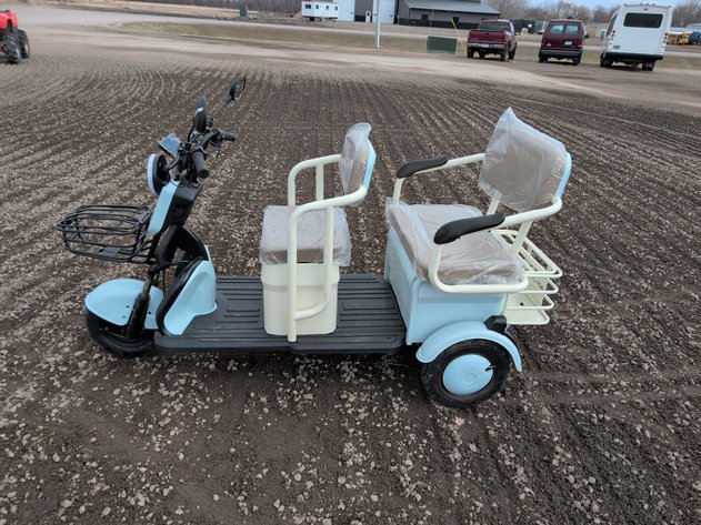 Image for IRGC40 COMPACT 60V ELECTRIC THREE-WHEELED MINI GOLF CART AND UTILITY SCOOTER