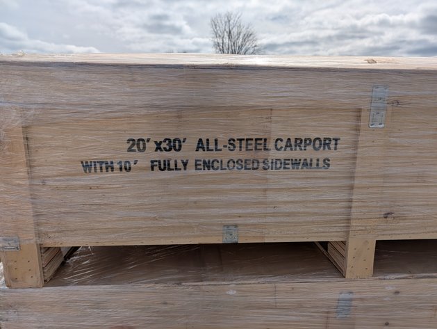 Image for SDLANCH 20'X30' ALL-STEEL CARPORT (MODEL SDLC2030FT)