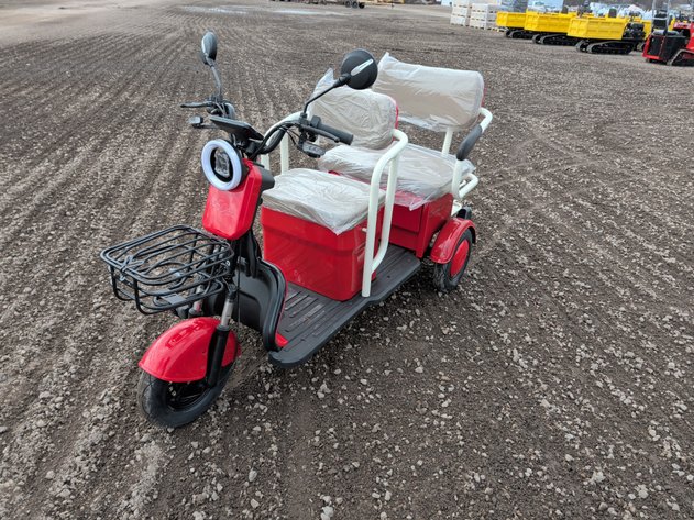 Image for IRGC40 COMPACT 60V ELECTRIC THREE-WHEELED MINI GOLF CART AND UTILITY SCOOTER