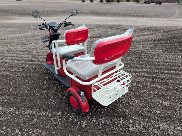 Image for IRGC40 COMPACT 60V ELECTRIC THREE-WHEELED MINI GOLF CART AND UTILITY SCOOTER