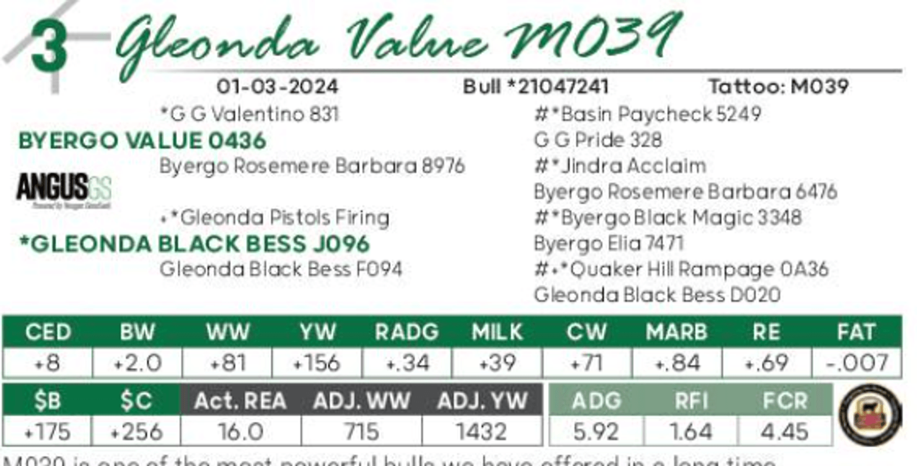 Image for Gleonda Angus Farms 65th Anniversary Sale