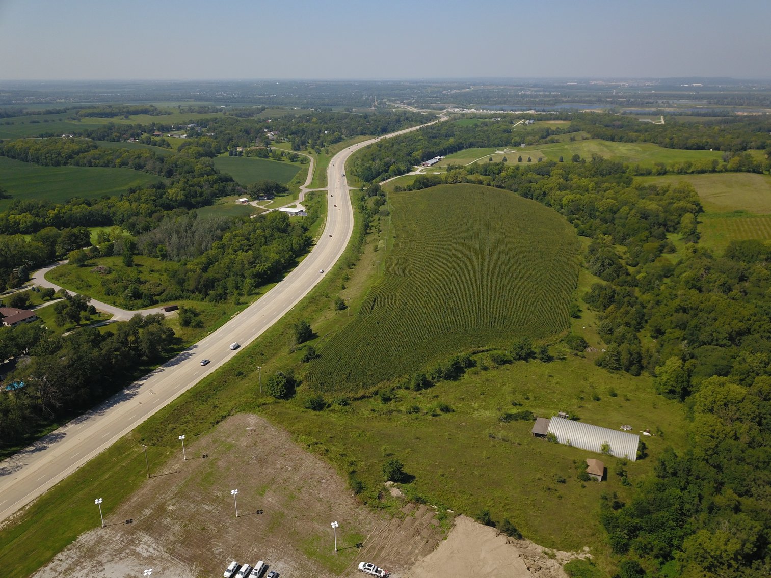 Image for IN PERSON/ONLINE HIGHLY VISIBLE HIGHWAY FRONTAGE DEVELOPMENT POTENTIAL FARMLAND AUCTION