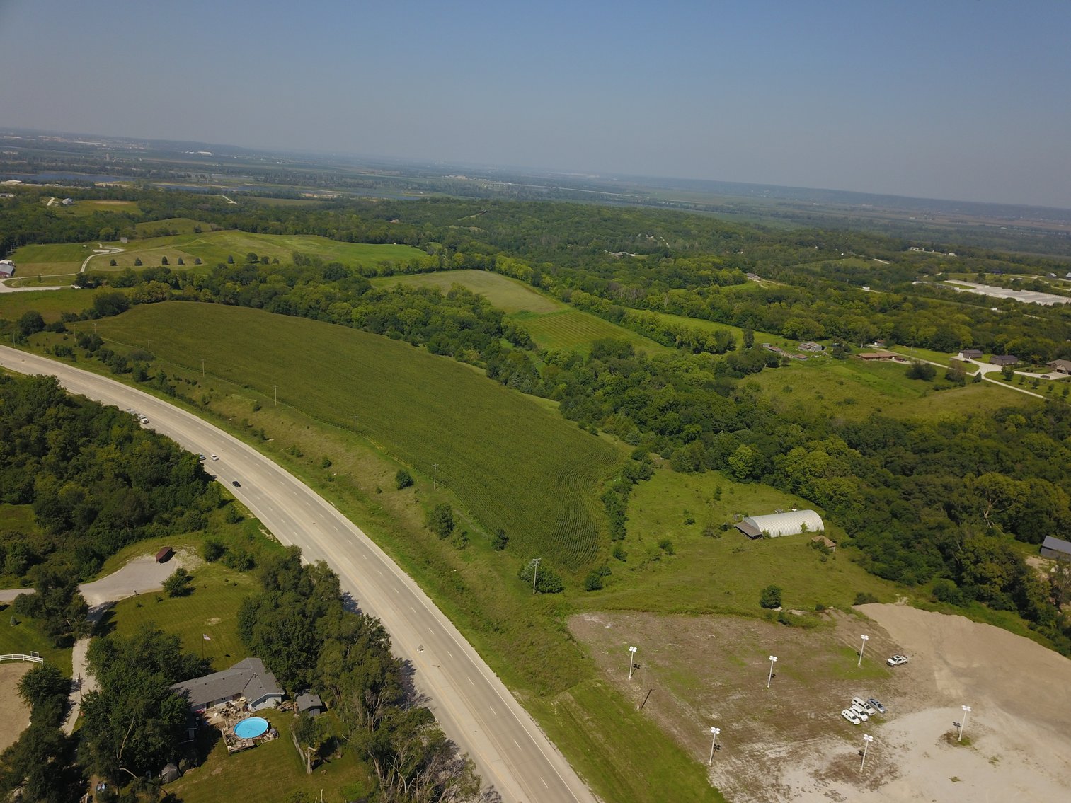 Image for IN PERSON/ONLINE HIGHLY VISIBLE HIGHWAY FRONTAGE DEVELOPMENT POTENTIAL FARMLAND AUCTION