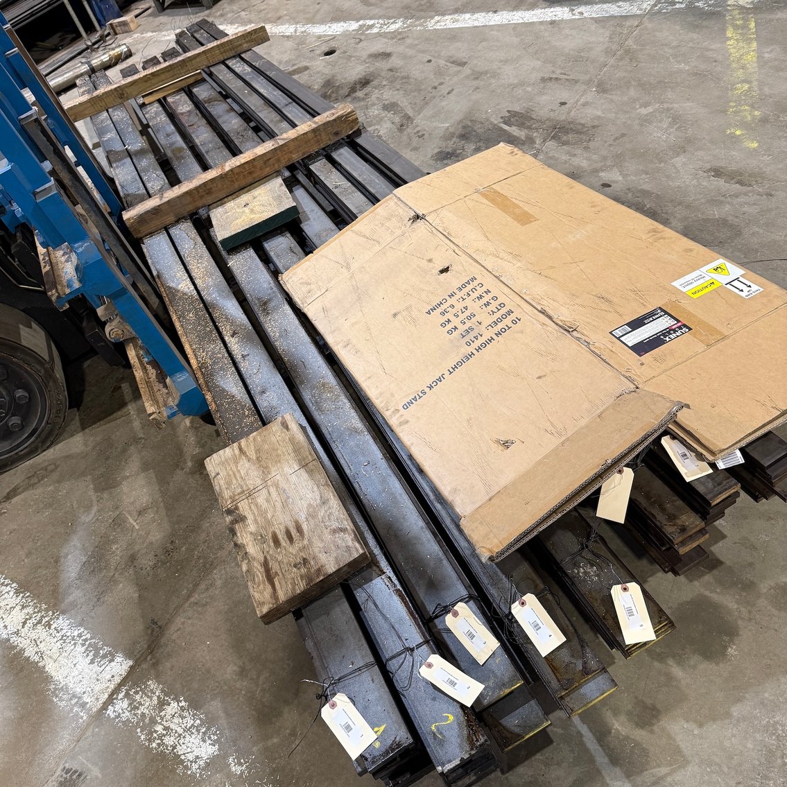 Image for Online Only Flat Bar Steel Inventory No Reserve Auction