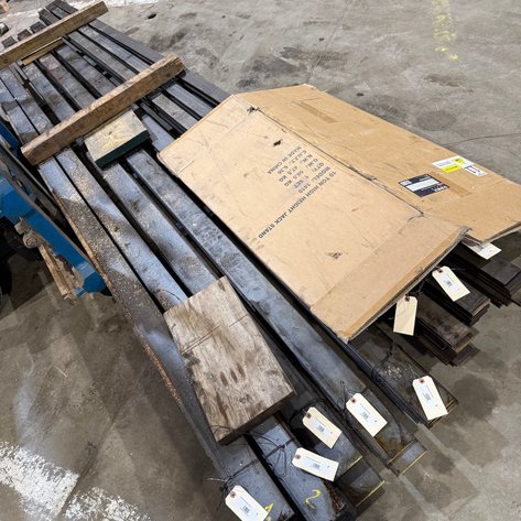 Image for Online Only Flat Bar Steel Inventory No Reserve Auction