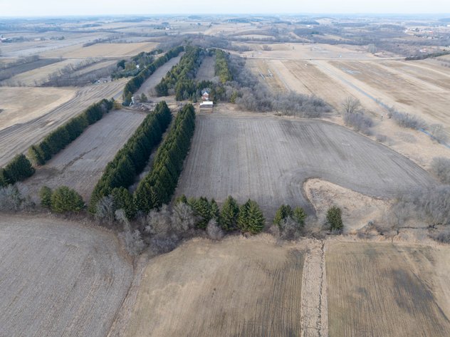 Image for +/- 76 Acres Land and Farmhouse For Sale by Online Bid at N1566 Scofield Rd, Town of Lebanon