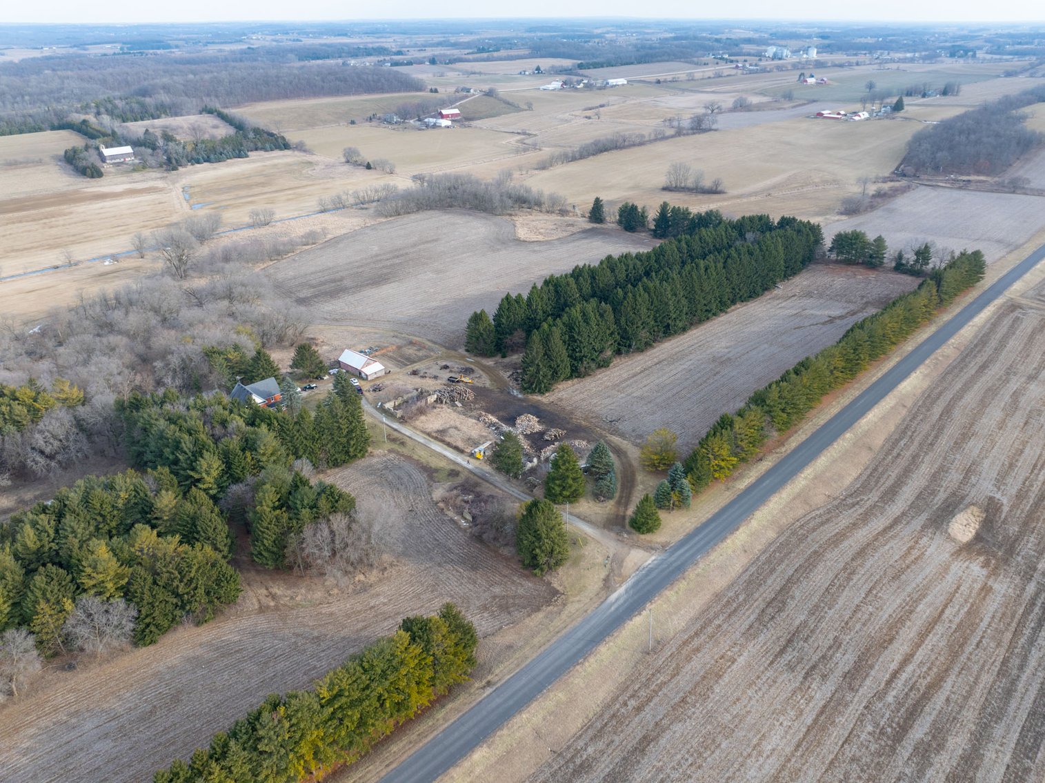 Image for +/- 76 Acres Land and Farmhouse For Sale by Online Bid at N1566 Scofield Rd, Town of Lebanon