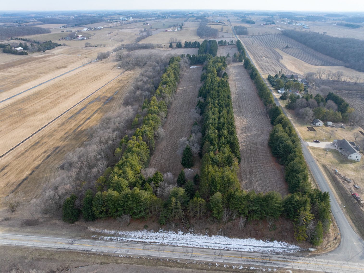 Image for +/- 76 Acres Land and Farmhouse For Sale by Online Bid at N1566 Scofield Rd, Town of Lebanon