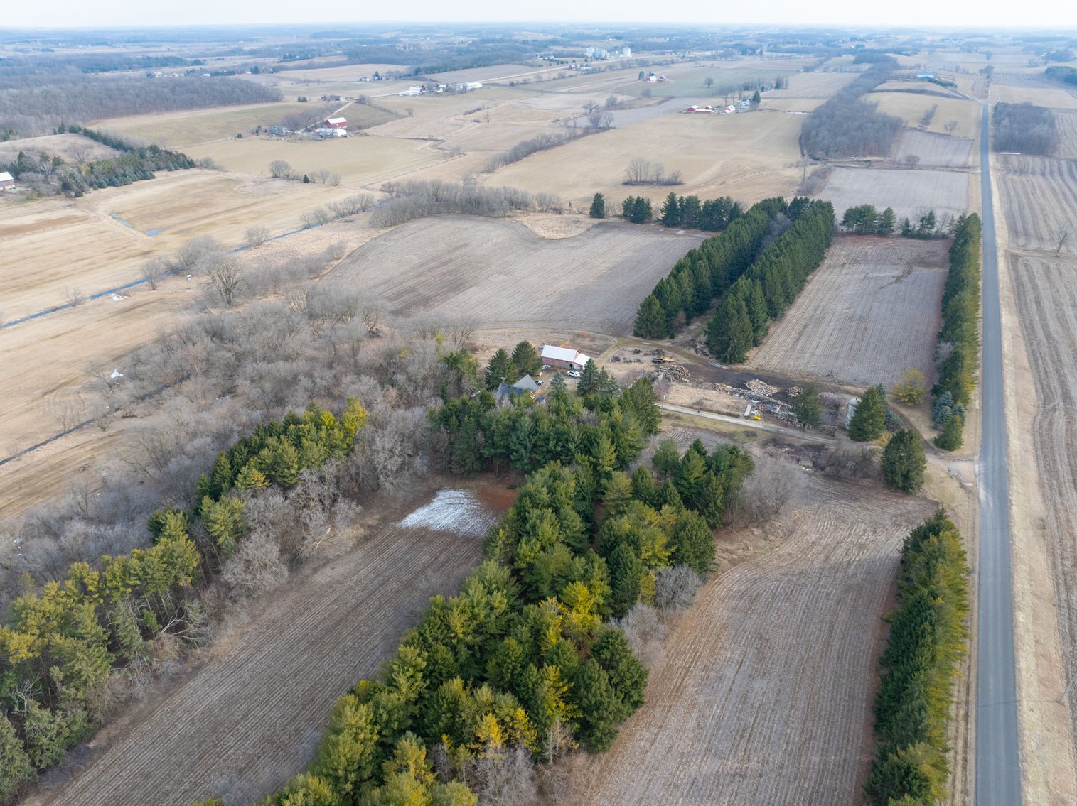 Image for +/- 76 Acres Land and Farmhouse For Sale by Online Bid at N1566 Scofield Rd, Town of Lebanon