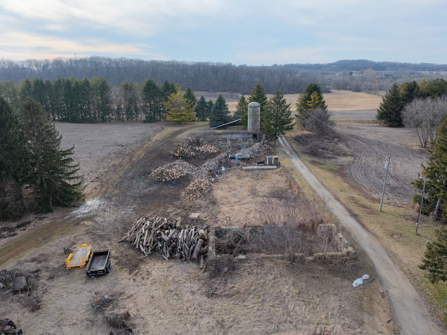 Image for +/- 76 Acres Land and Farmhouse For Sale by Online Bid at N1566 Scofield Rd, Town of Lebanon