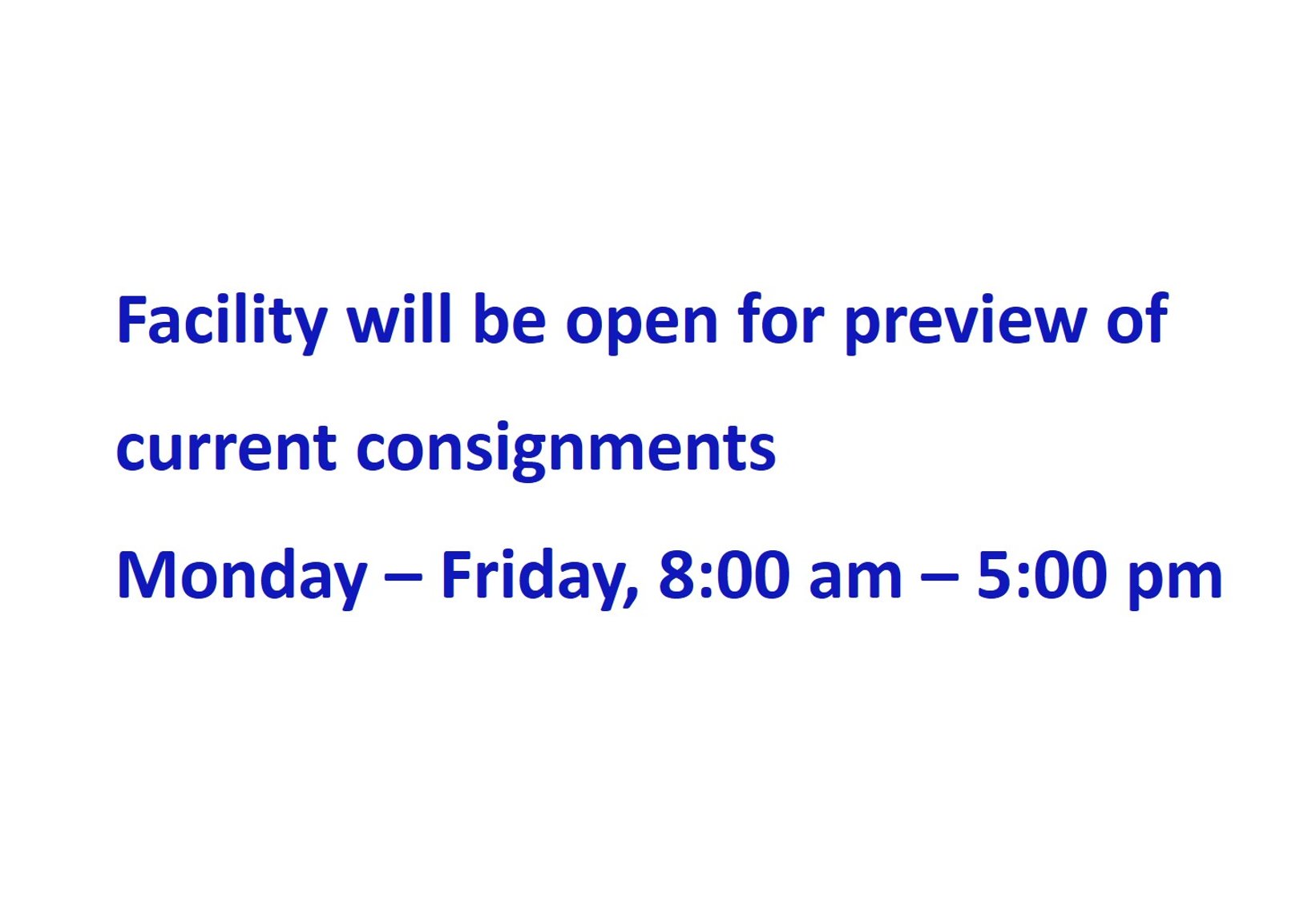 Image for DL&PS Auction Services September Consignment Sale