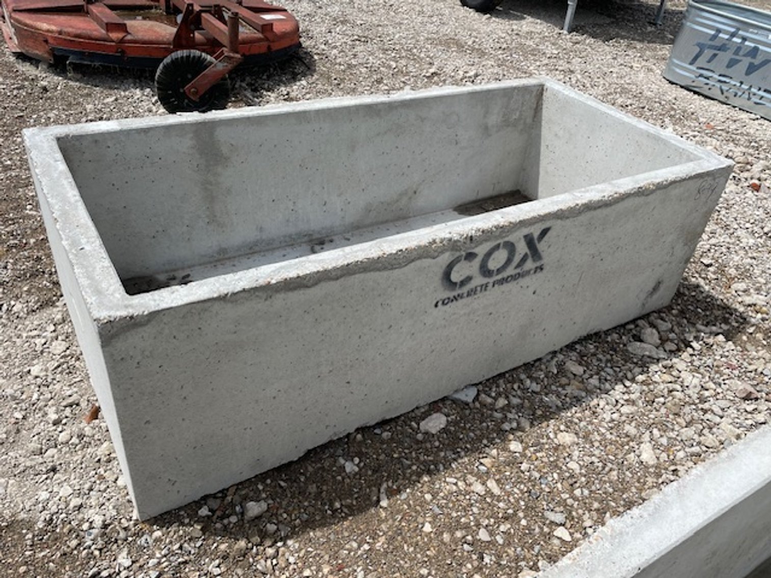 Image for 6 1/2 ft Rectangle Concrete Water Trough