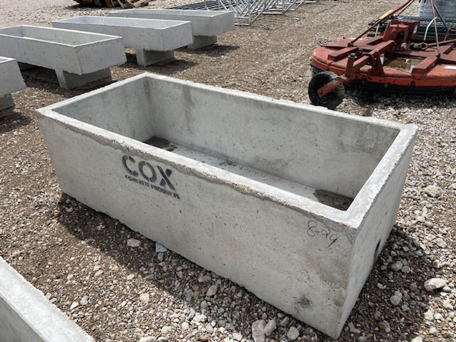 Image for 6 1/2 ft Rectangle Concrete Water Trough