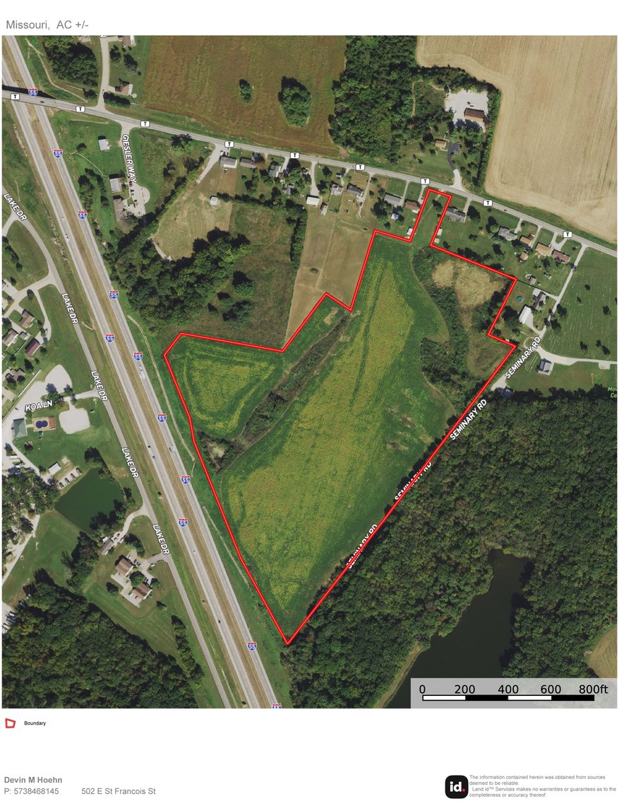 Image for 36.29 Acres M/L, Near I-55/W St Joseph St., Perryville MO 63775, MLS 23038778