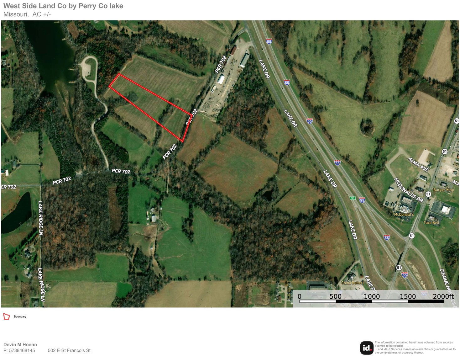 Image for 8 Acres M/L, PCR 702, Perryville, MO 63775, MLS # 24043407
