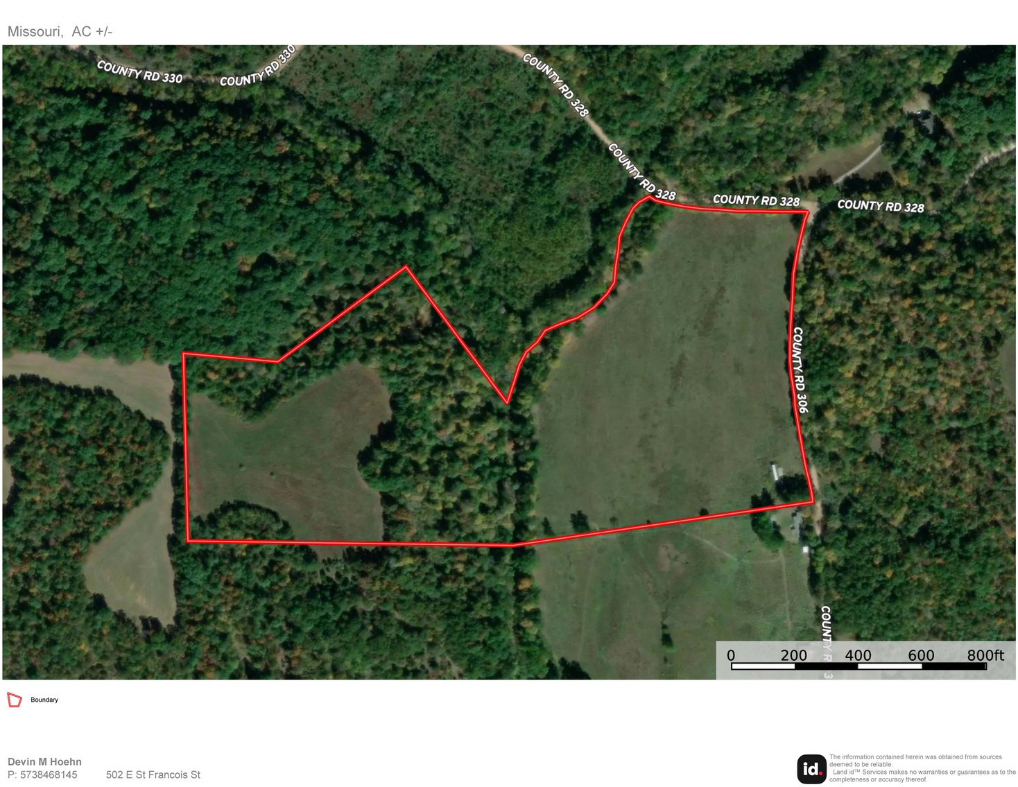 Image for Tract 3, BCR 306 Marble Hill, MO 63764, MLS #224044135