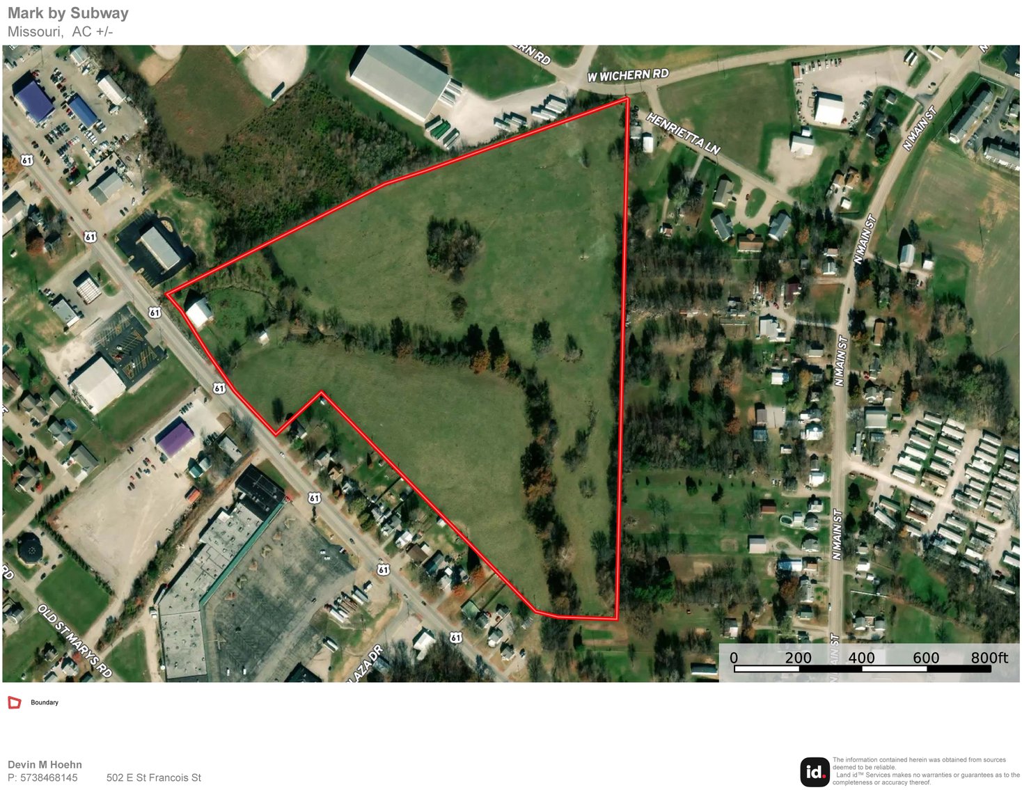 Image for 29.73 Acres, North Kingshighway, Perryville MO 63775 MLS # 24058279