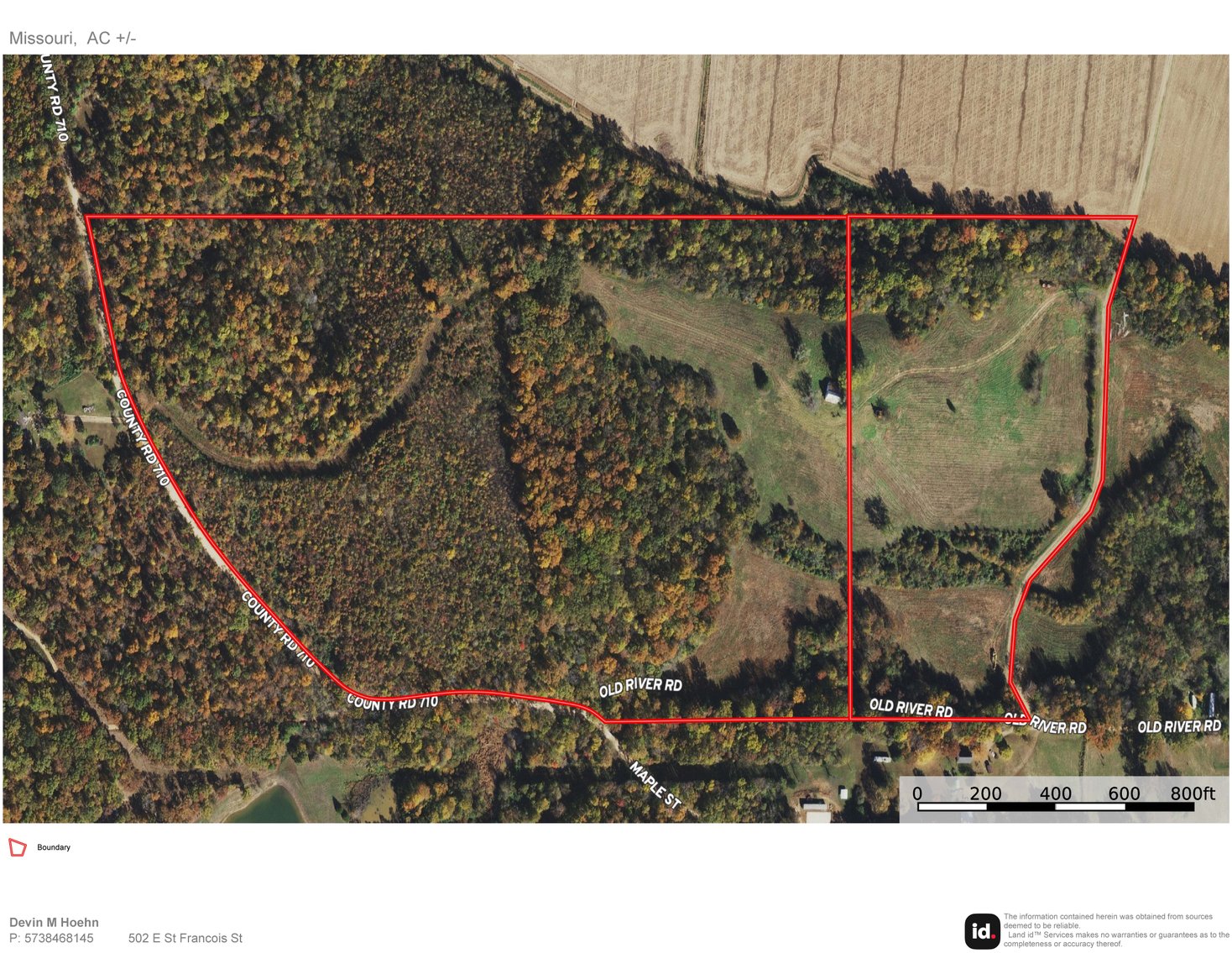 Image for 70 Acres+\- BCR 710, Zalma MO 63787, MLS 25009340