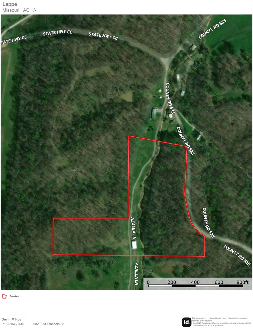 Image for 16.4 +/- Acres, Off County Road 535, Jackson MO 63755, MLS # 26003293