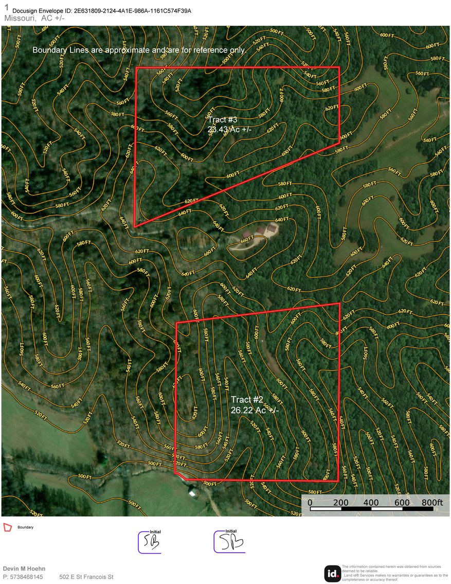 Image for 23.43 Ac +/-, Tract 3, Catalpa Ln, Jackson MO 63755, MLS 26018186
