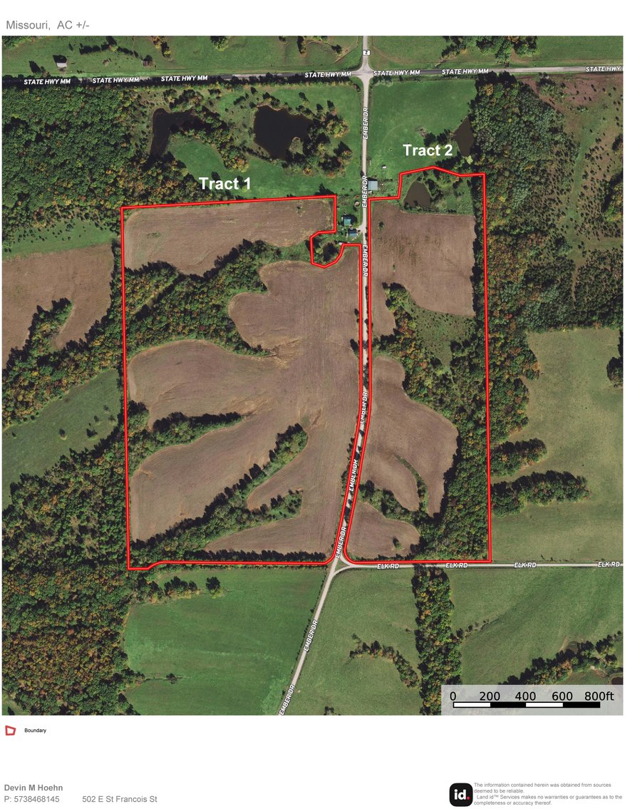 Image for Tract 1, 56.28 ac +/- off Ember Dr, Browning MO 64630, MLS #26019312