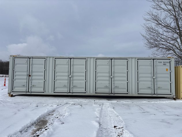 Image for 40’ one trip high cube multi door storage container SN: YLEU2521799