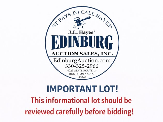 Image for MAY 19TH 2026 6:30PM ONLINE CONSIGNMENT AUCTION