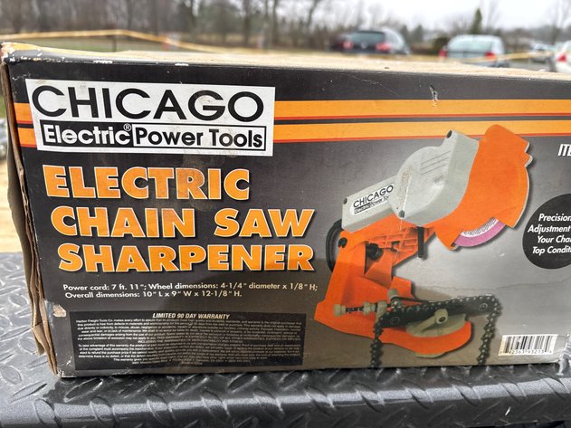 Image for Electric chain saw sharpener