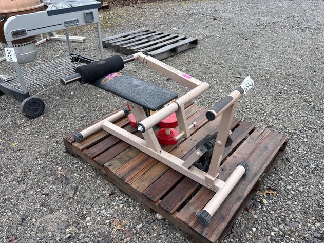 Image for D1. Firmflex Small weight bench with (4) hand weights