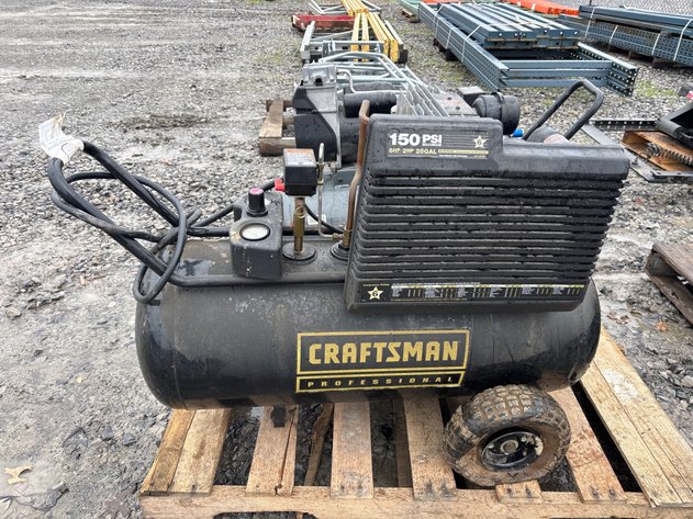 Image for E1. 6hp 25 gal craftsman air compressor
