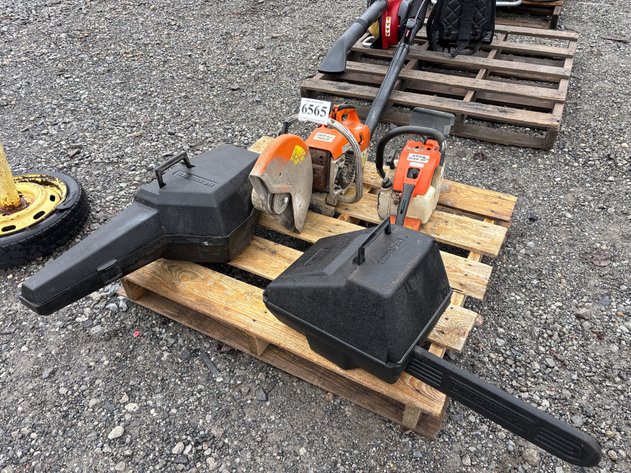 Image for D1. Pallet of chainsaws